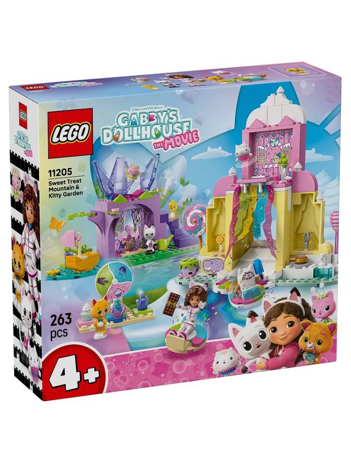 Lego - Gabby\'s Dollhouse Sweet Treat Mountain & Kitty Garden (11205)