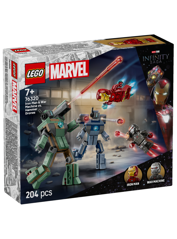 Lego Super Heroes Iron Man & War Machine Vs. Hammer Drones (76320)