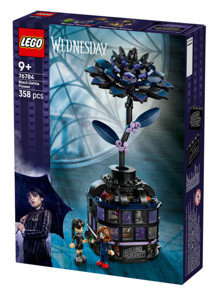 Lego Wednesday Black Dahlia Flower (76784)