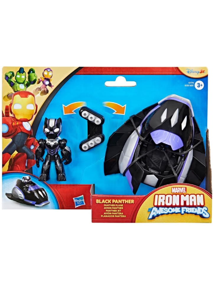 Iron Man And His Awesome Friends Vehicles And Playsets Black Panther Vehicle (g1774)