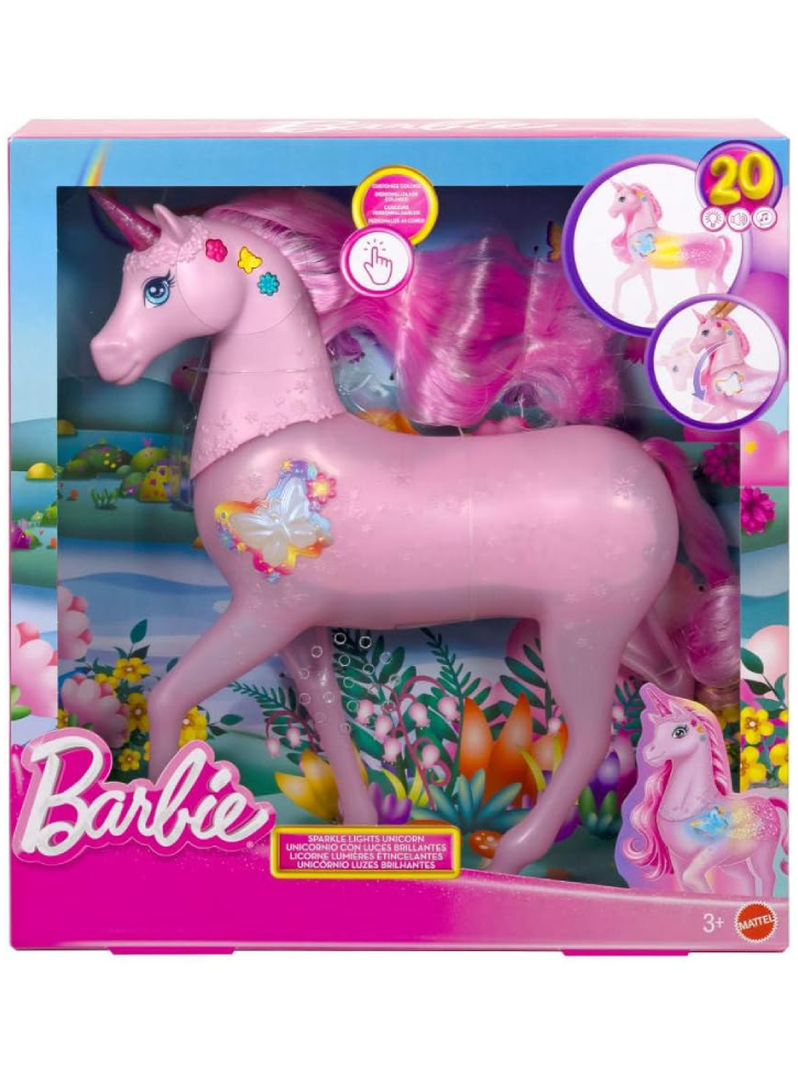 Barbie Lights & Sounds Unicorn (jcp78)