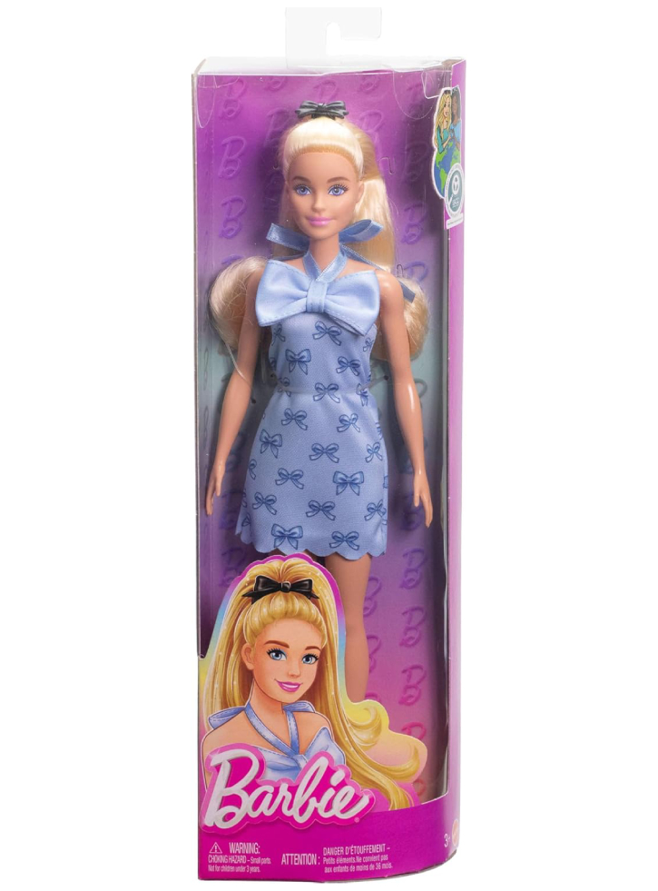 Barbie Fashionista Doll Blue Bows (hyt93)