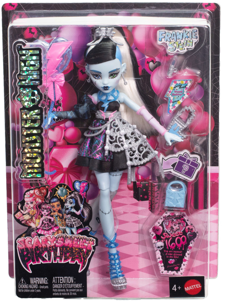 Monster High Scary Sweet Birthday Frankie Doll (jbg75)