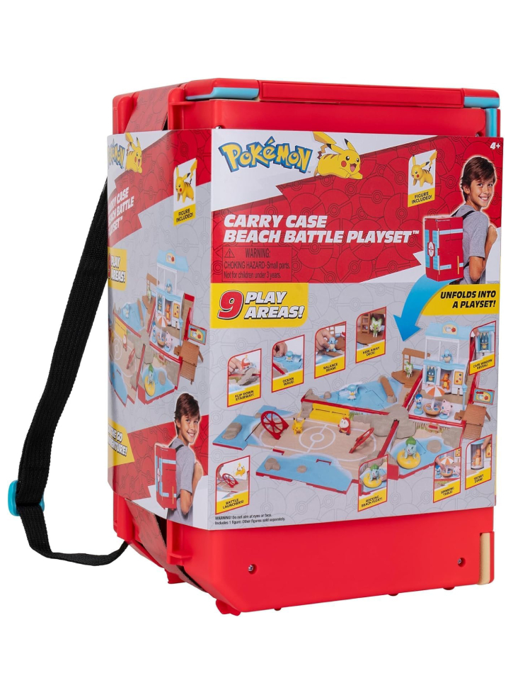 Pokemon Carry Case Beach Playset (pkw3424)