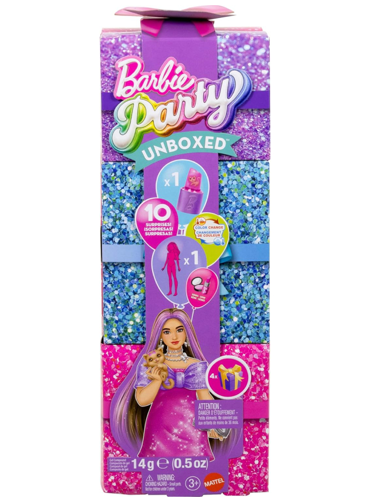 Barbie Glam Party Unboxed Pink Curvy Doll (jfy67)