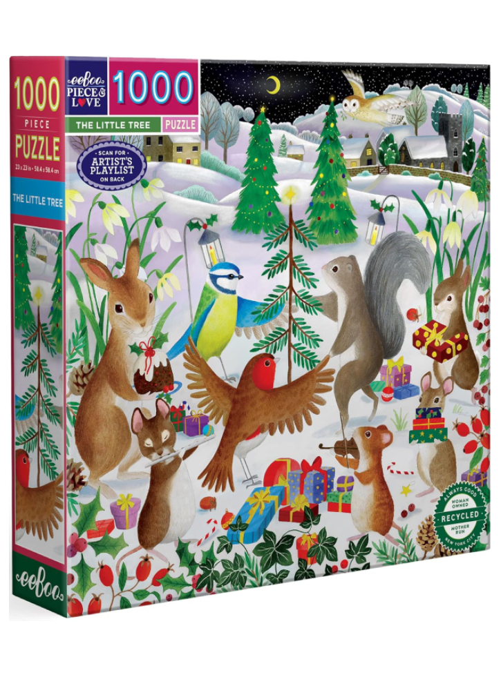 Eeboo Puzzle 1000 Pcs The Little Christmas Tree (epzttlt)