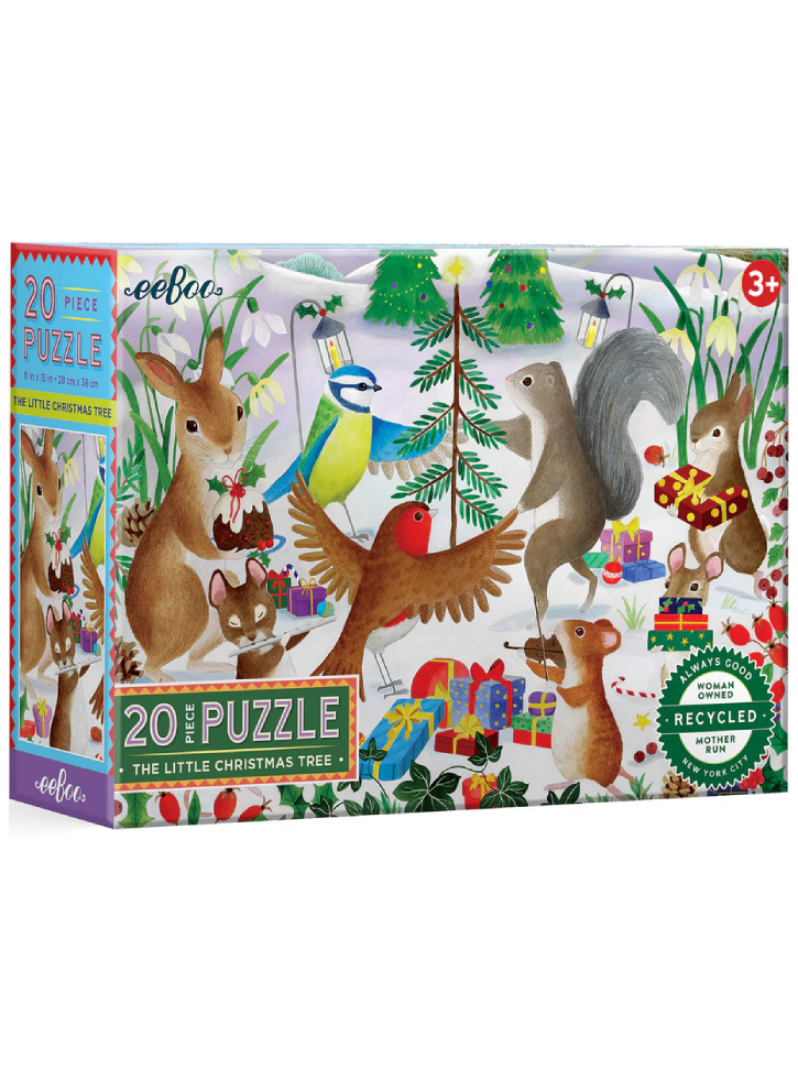 Eeboo Puzzle 20 Pcs The Little Christmas Tree (epzcx20)