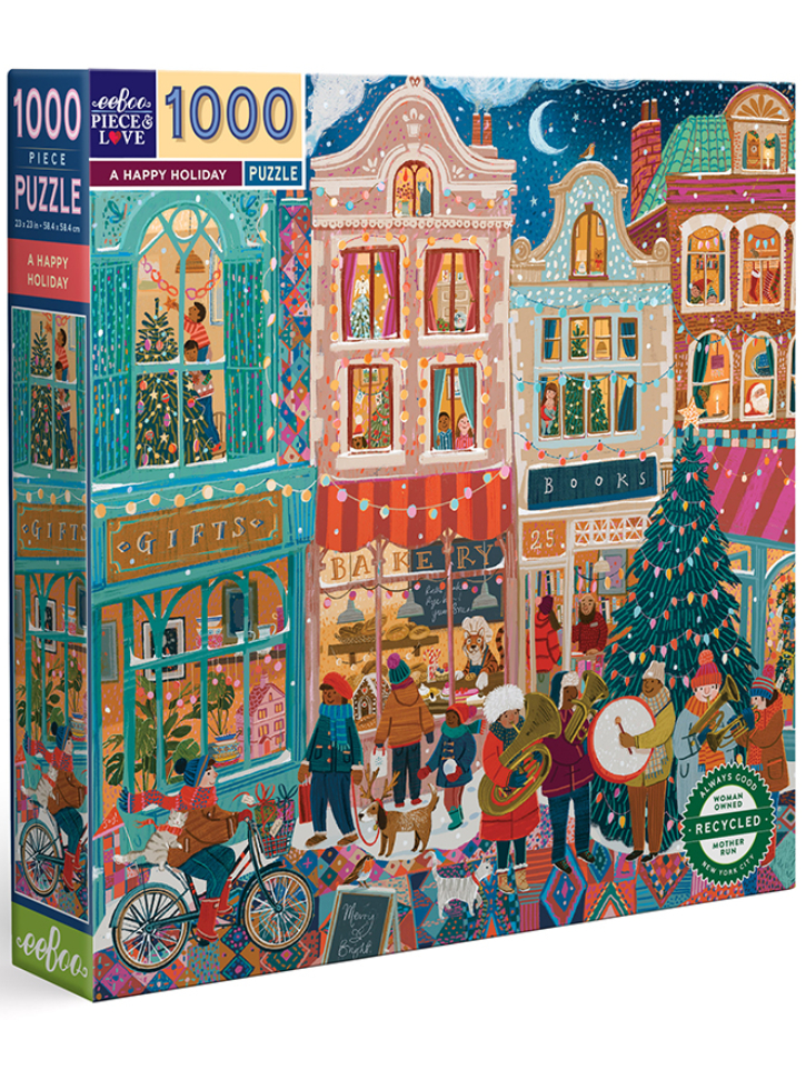 Eeboo Puzzle 1000 Pcs A Happy Holiday (epzthod)