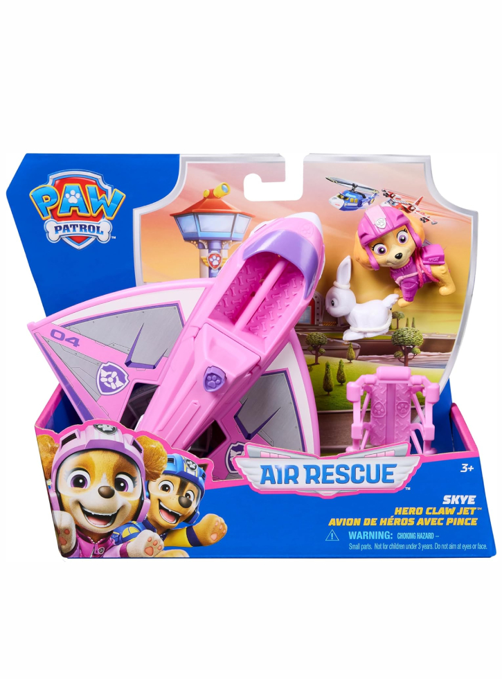Paw Patrol Air Rescue Skye Hero Claw Jet Vehicle & Figure (20149064)