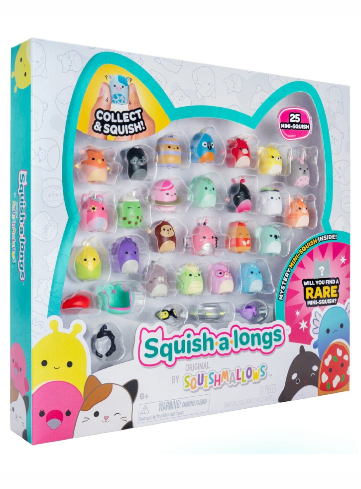 Squishalongs 2,5 Cm 25 Pack Style 1 S3 (2520235)