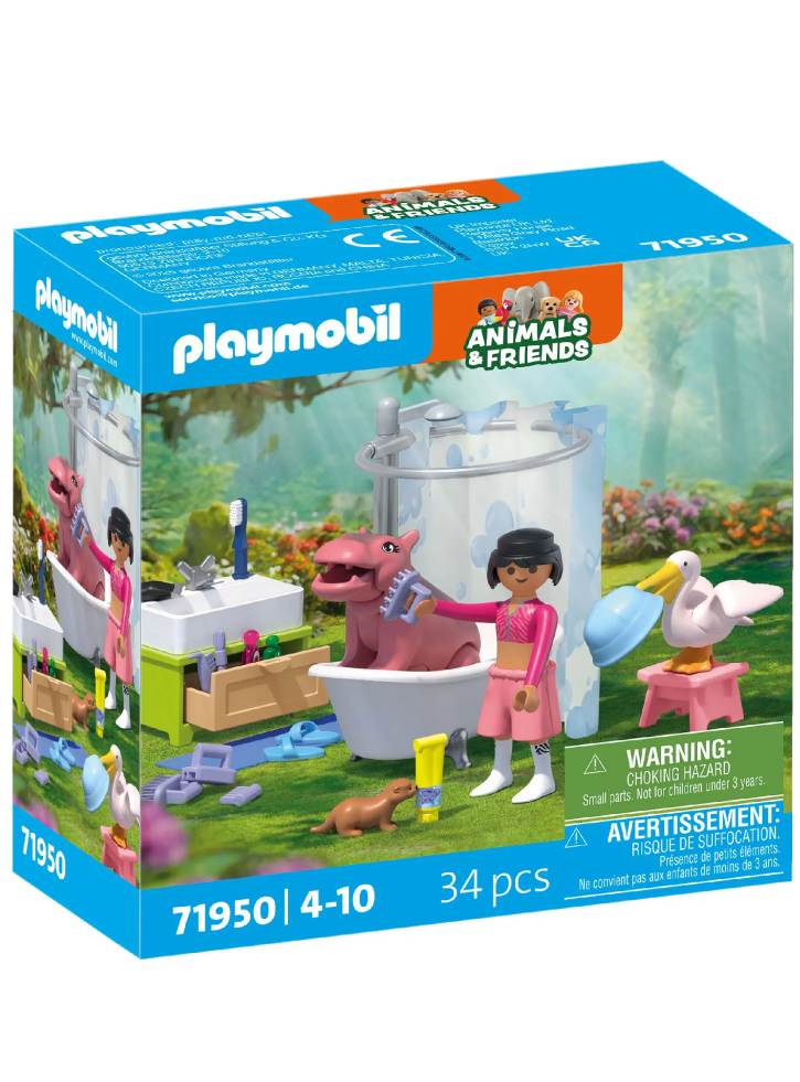 Playmobil Animals & Friends Animal Bathtime (71950)