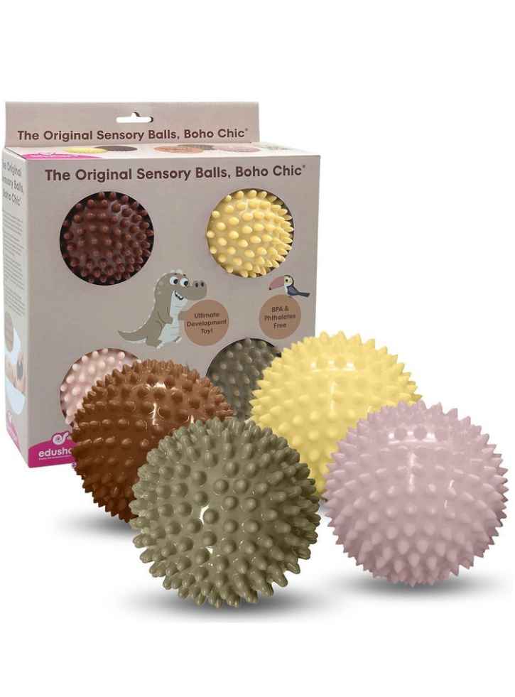 Edushape Sensory Balls Small 10 Cm 4 Pcs Without Air (e705174dbc)