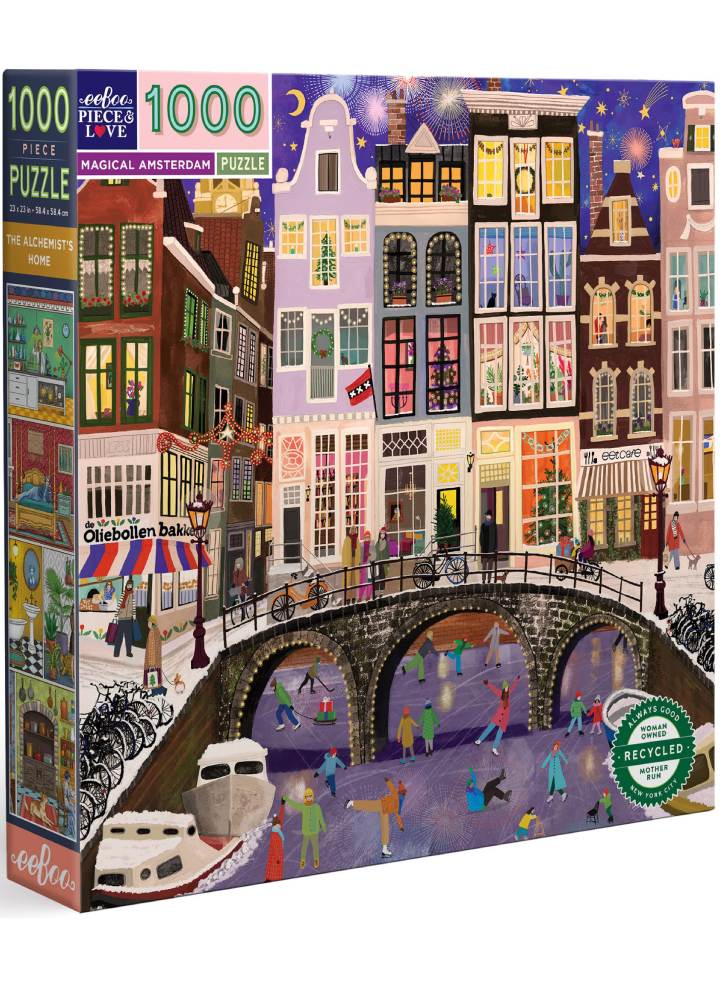 Eeboo Puzzle 1000 Pcs Magicall Amsterdam (epztamd)