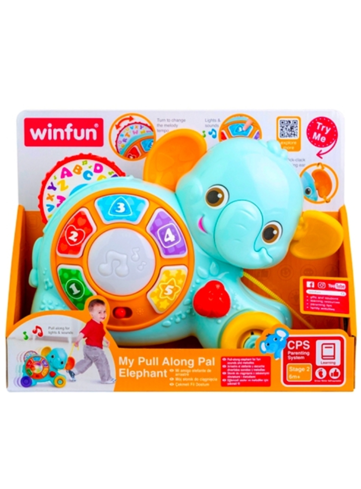 Winfun My Pull Along Pal Elephant (230202-nl)
