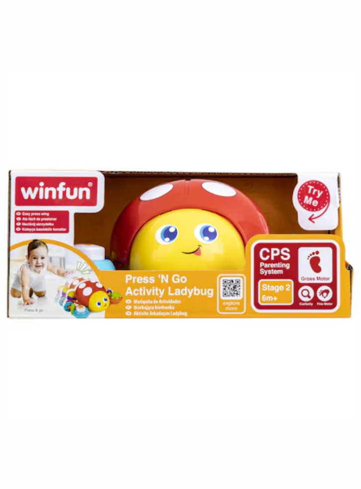 Winfun Press \'n Go Activity Ladybug (000720)