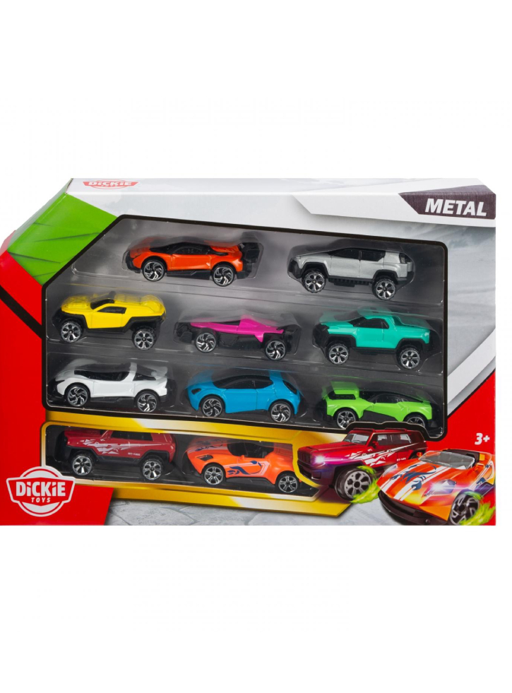 Dickie Toys Die-cast Vehicles 10 Pack (203332000)