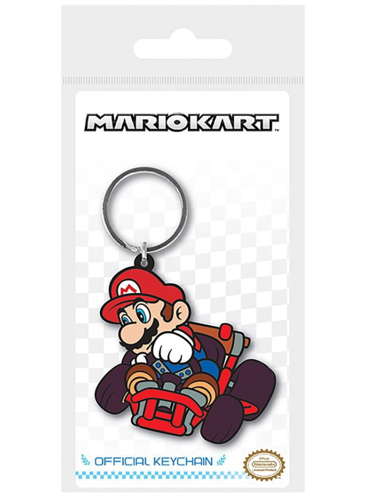 Nintendo Mario Kart Mario Drift Pvc Keychain (rk38709c)