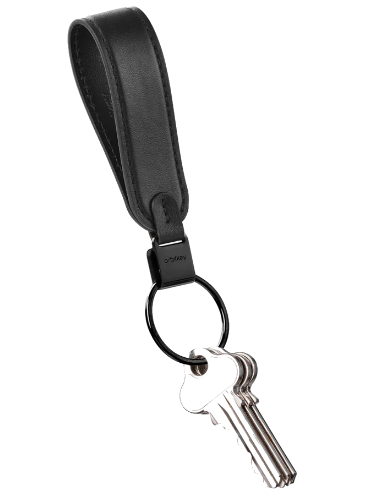 Orbitkey Loop Keychain Black