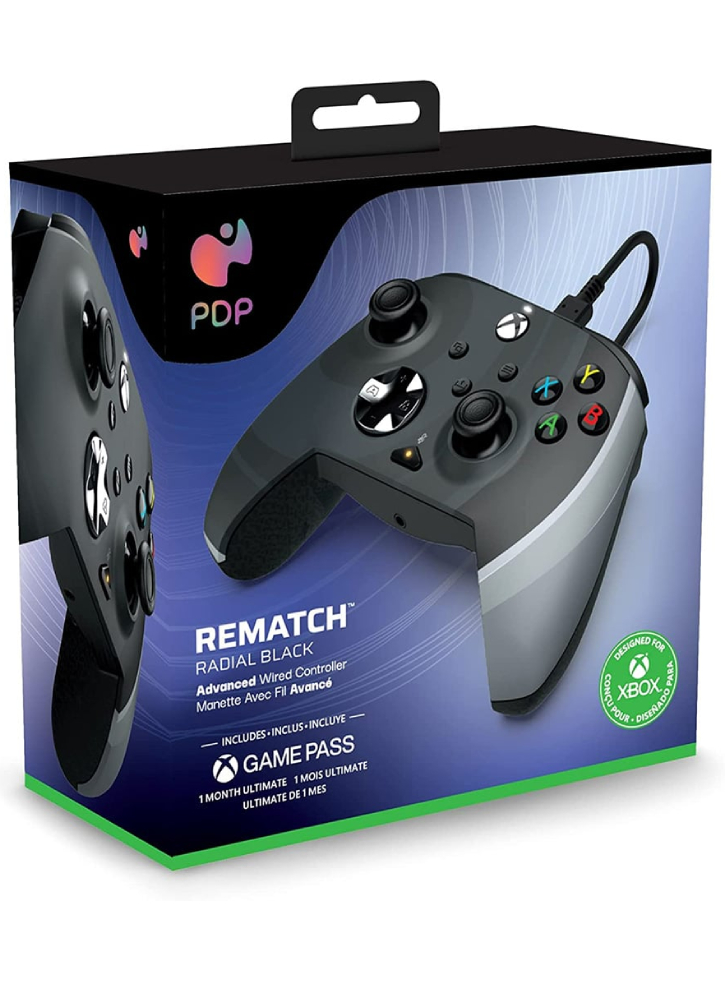 Pdp Rematch Wired Controller Radial Black