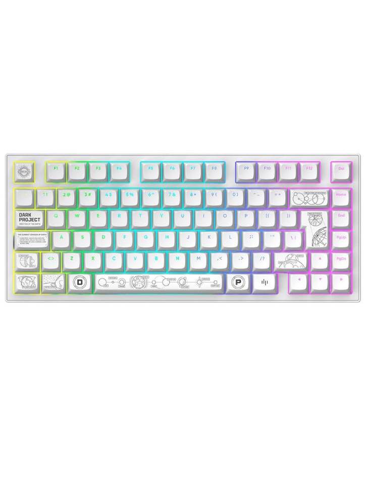 Dark Project Nova Keyboard White 81 Rgb Wireless