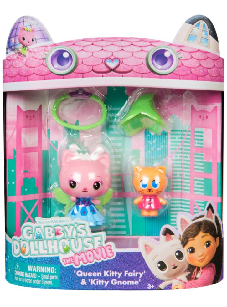 Gabby\'s Dollhouse The Movie Queen Kitty Fairy & Kitty Gnome (20151835)
