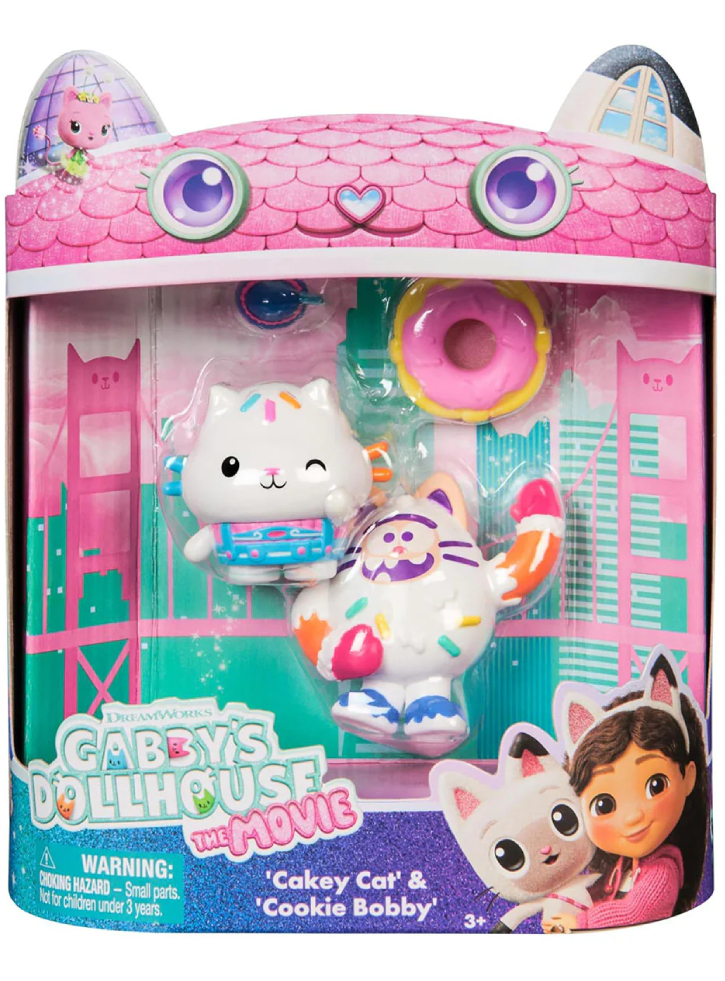 Spin Master Gabby\'s Dollhouse The Movie Cakey Cat & Cookie Bobby (20151834)