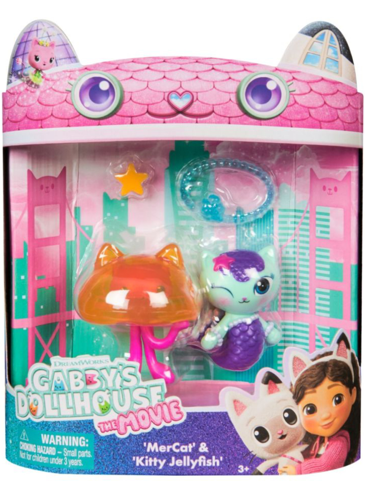 Gabby\'s Dollhouse The Movie Mercat & Kitty Jellyfish (20151836)