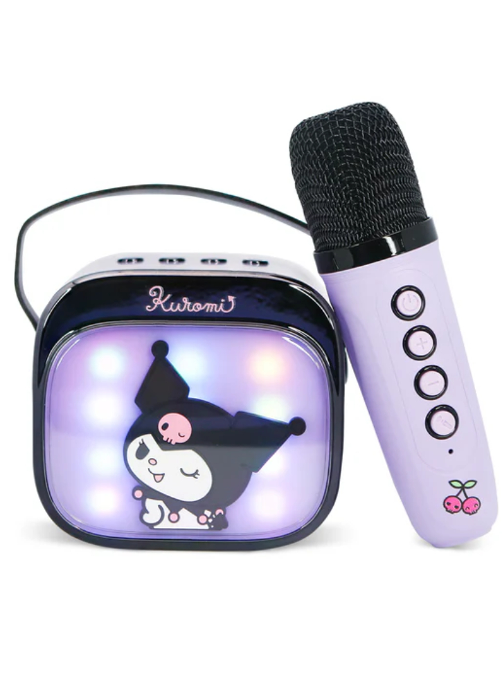 Otl Kuromi Popsing Led Light Up Wireless Karaoke Speaker With Microphone
