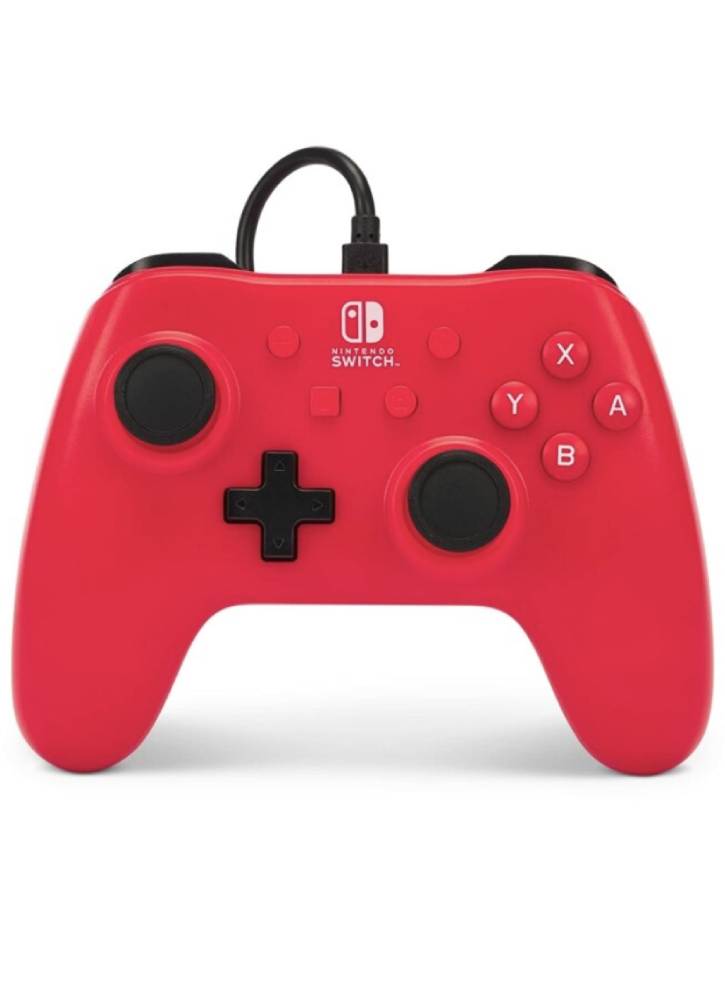 Powera Wired Controller Raspberry Red