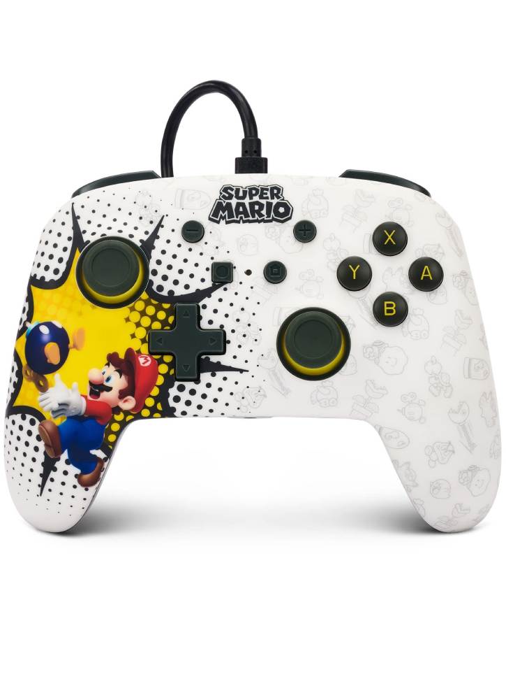 Powera Enhanced Wired Controller Bob-omb Blast
