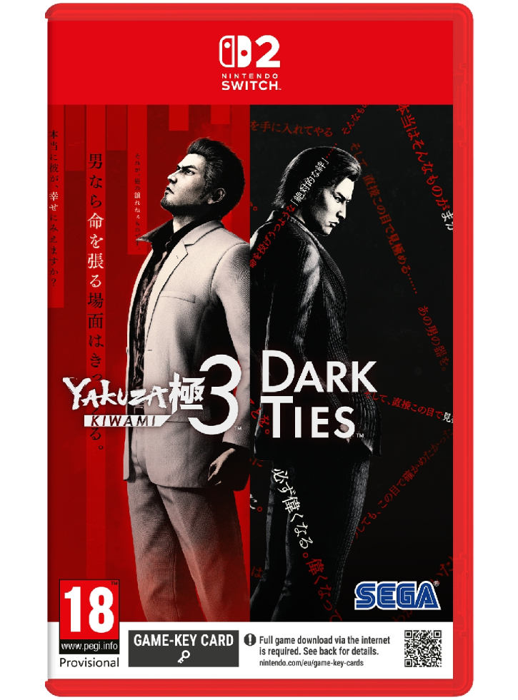 Yakuza Kiwami 3 & Dark Ties (game Key Card)