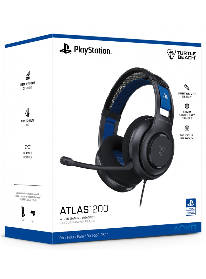 Headsets Turtle Beach Atlas 200 Black