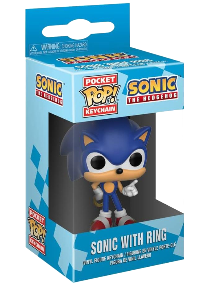 Funko Pocket Pop! Keychain Sonic The Hedgehog Sonic With Ring