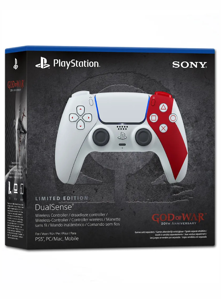 Sony Dualsense Controller God Of War 20th Anniversary Limited Edition