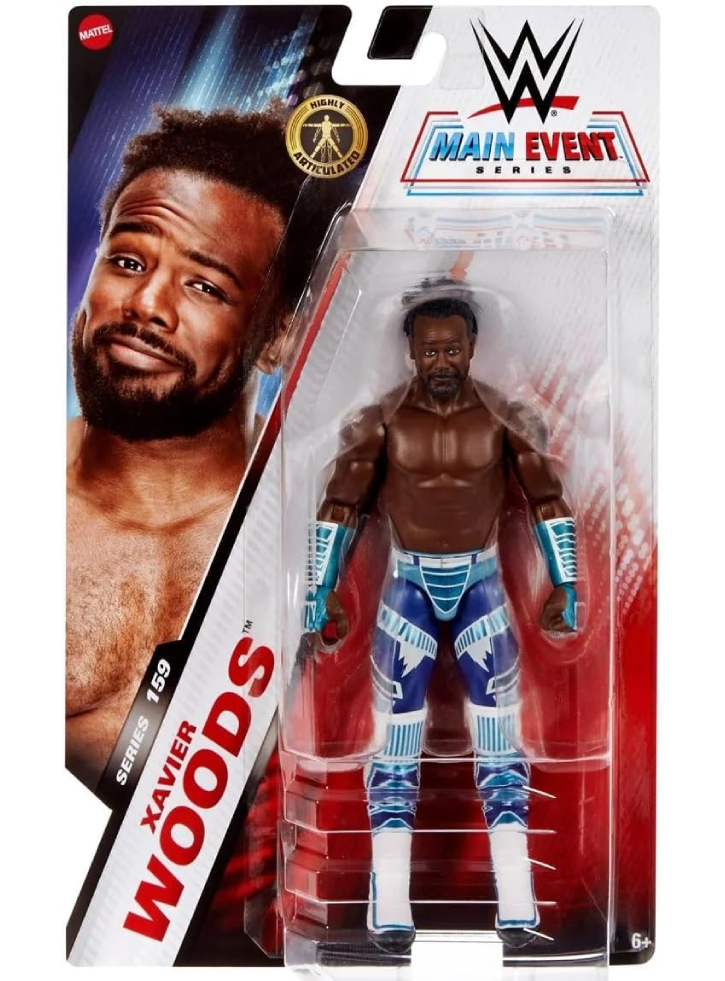 Mattel Wwe Main Event Series Xavier Woods 15cm (jgd47)