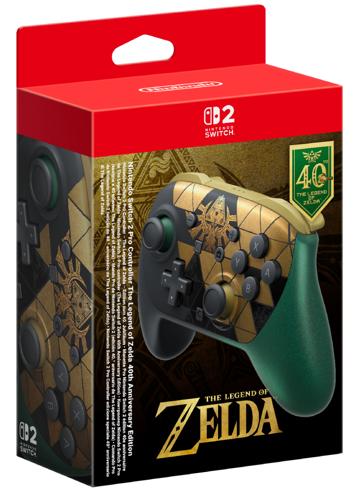 Pro-controller Legend Of Zelda 40th Anniversary Edition